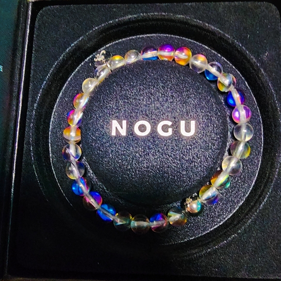 Nogu Beaded Mermaid Galaxy Glass Bracelet - Picture 11 of 14